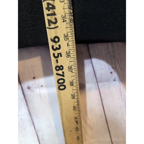 J. Crew Italian Stadium Cloth Nelli Gori Black Wool Polyester Coat Woman's Sz 14 - Picture 6 of 12